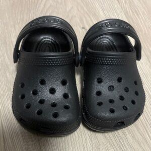 Kids Black Crocs